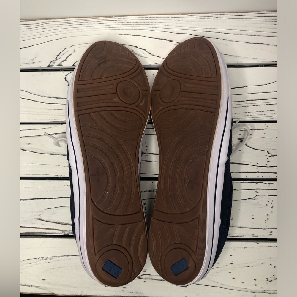 Keds Navy Ortholite Cushioned Comfort Lace Up Sneakers Size 10 - Picture 2 of 9